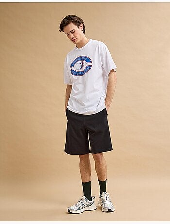 Dikke jersey T-shirt met print, MO Fashion