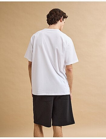 Dikke jersey T-shirt met print, MO Fashion