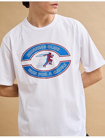 Dikke jersey T-shirt met print, MO Fashion