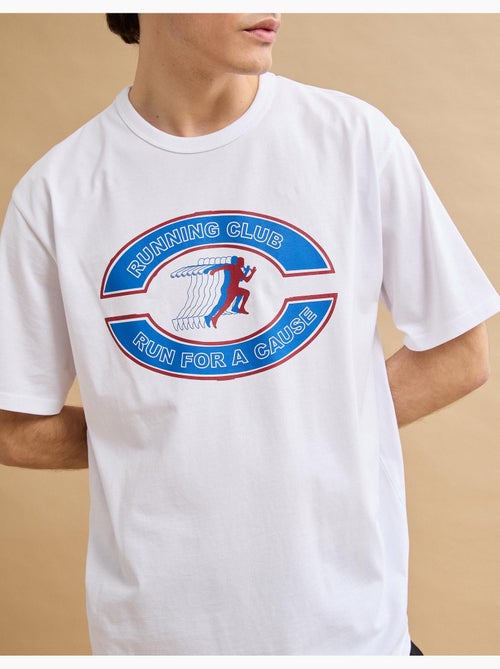 Dikke jersey T-shirt met print, MO Fashion - Kiabi