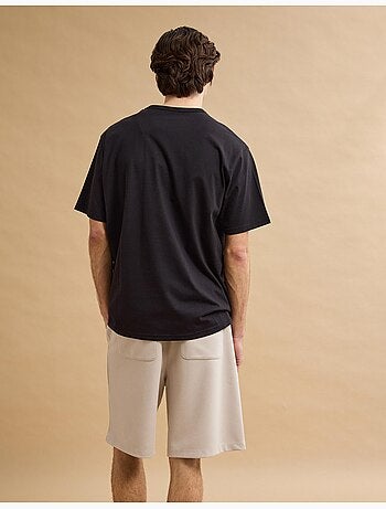 Dikke jersey T-shirt met print, MO Fashion
