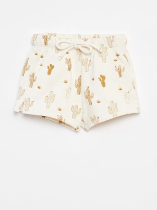 Dikke short met print