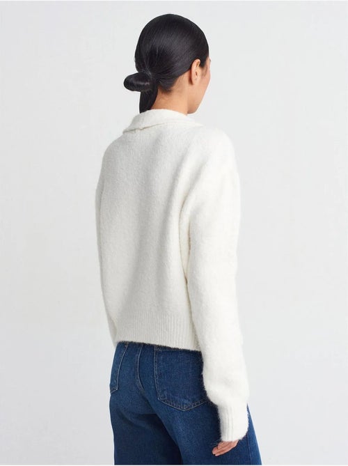DILVIN Cardigan Côtelé À Col Polo Et Boutons - Kiabi DILVIN Cardigan Côtelé À Col Polo Et Boutons - Kiabi