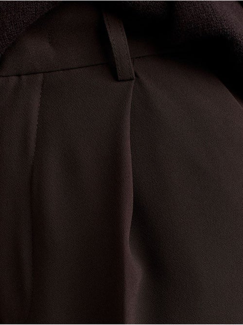 DILVIN Pantalon Palazzo Taille Haute En Crêpe - Kiabi DILVIN Pantalon Palazzo Taille Haute En Crêpe - Kiabi