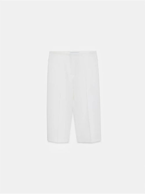 DILVIN Short Capri Droit Taille Haute Avec Fente - Kiabi DILVIN Short Capri Droit Taille Haute Avec Fente - Kiabi