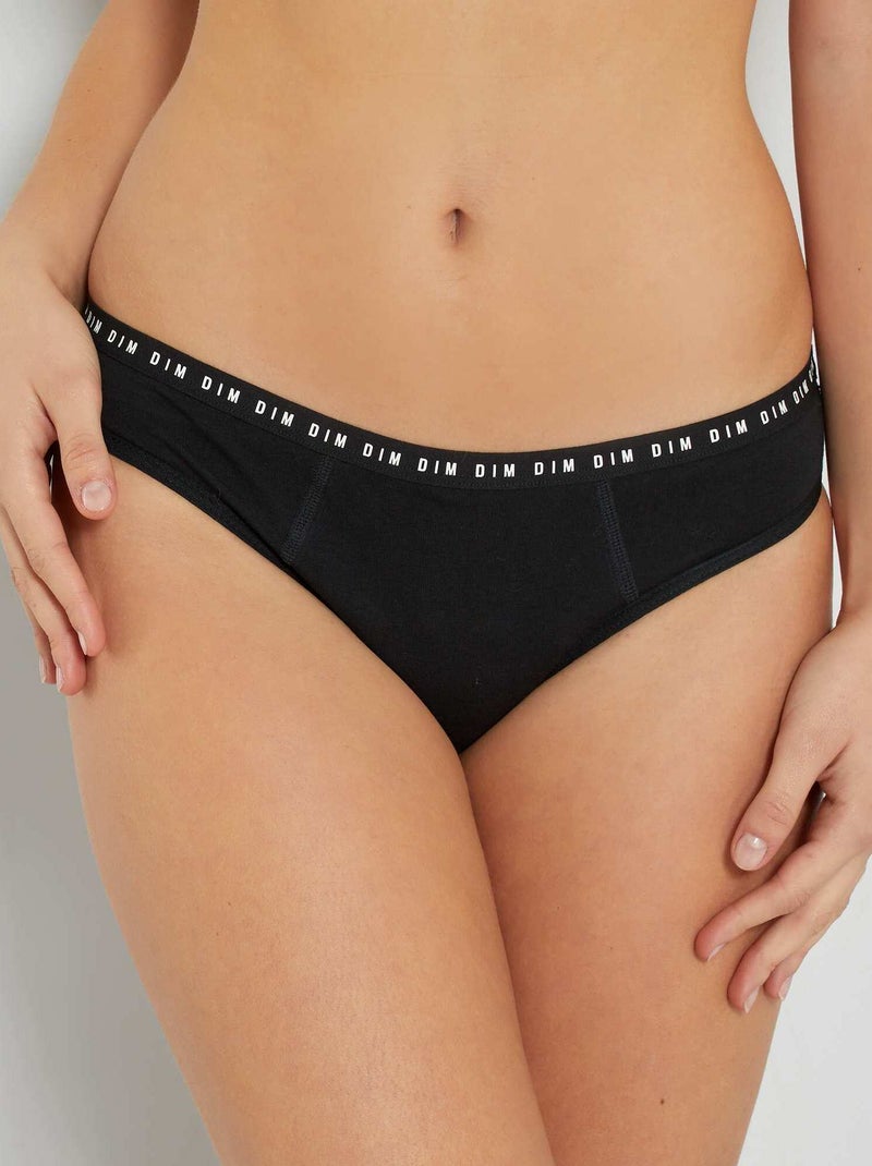 DIM Protect menstruatieslip voor hevig bloedverlies zwart - Kiabi