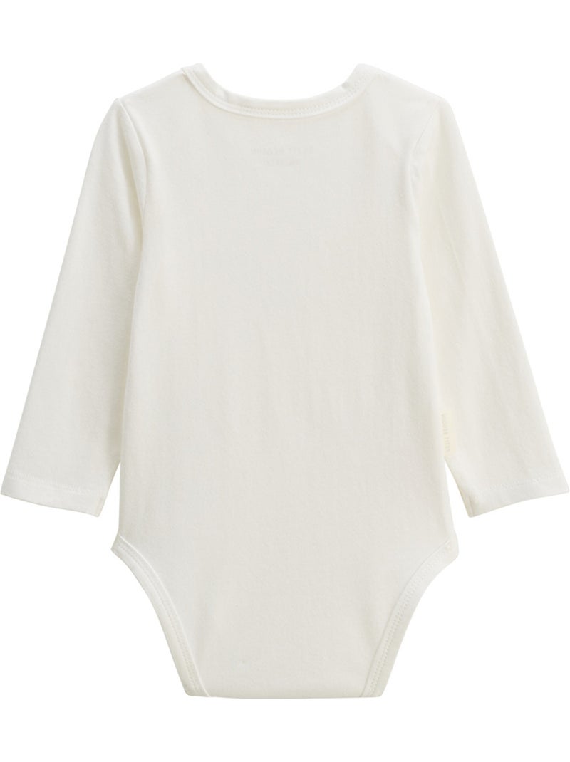 Dina babyrompertjes met lange mouwen, set van 2 Blauw - Kiabi