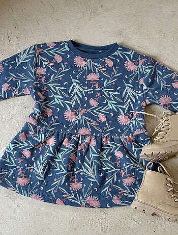 Dina fleece jurk voor kinderen