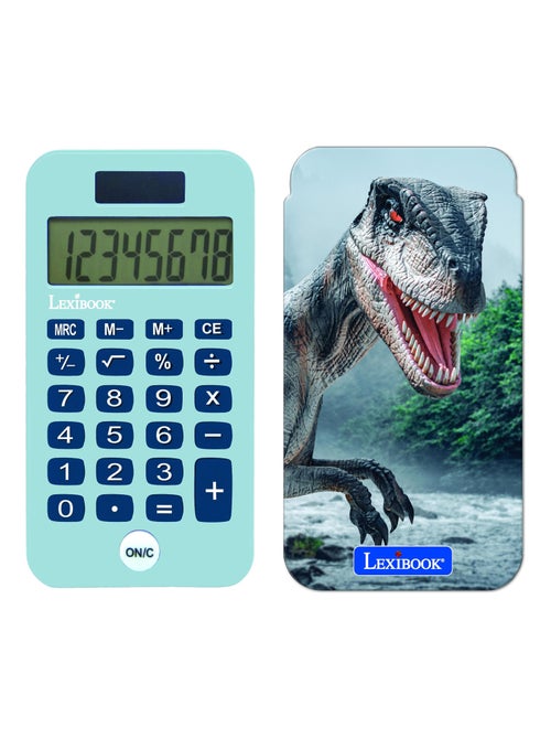 Dinosaur 8 digits pocket rekenmachine met bescherming hoes - Kiabi Dinosaur 8 digits pocket rekenmachine met bescherming hoes - Kiabi