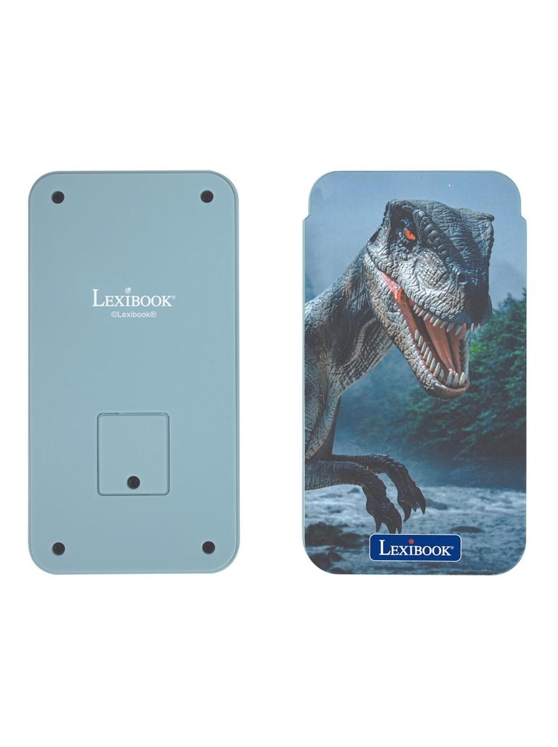 Dinosaur 8 digits pocket rekenmachine met bescherming hoes Blauw - Kiabi