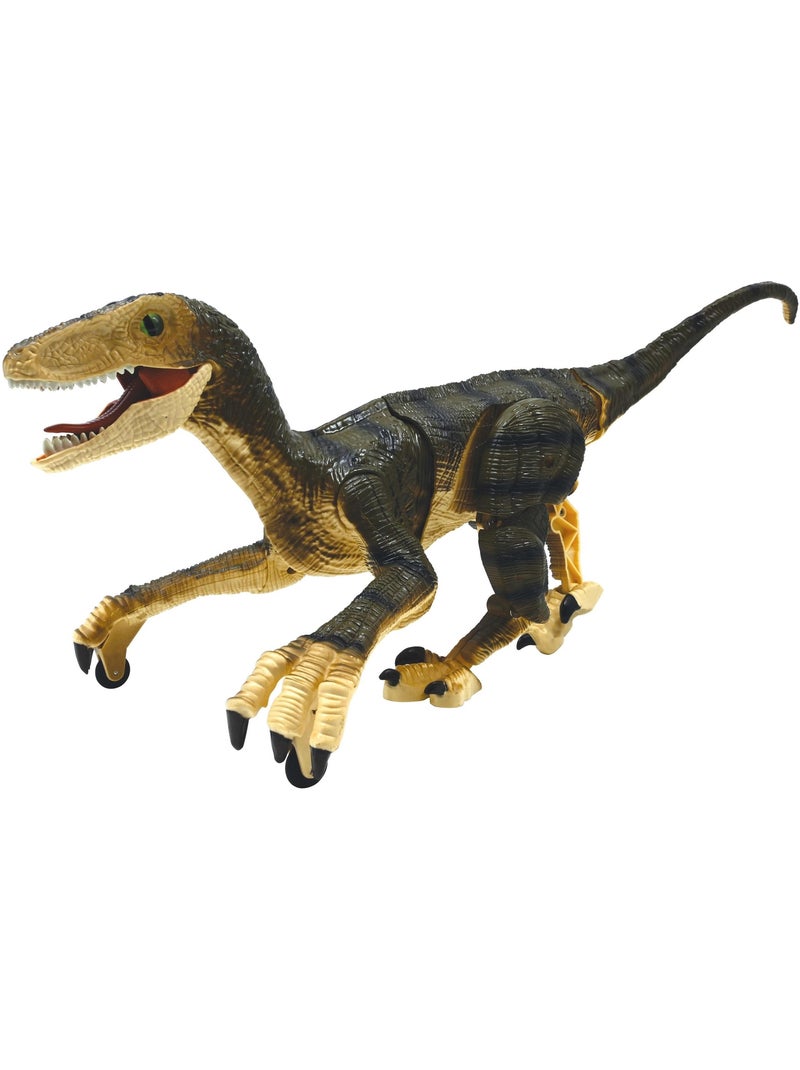 Dinosaure velociraptor  télécommandé Beige - Kiabi