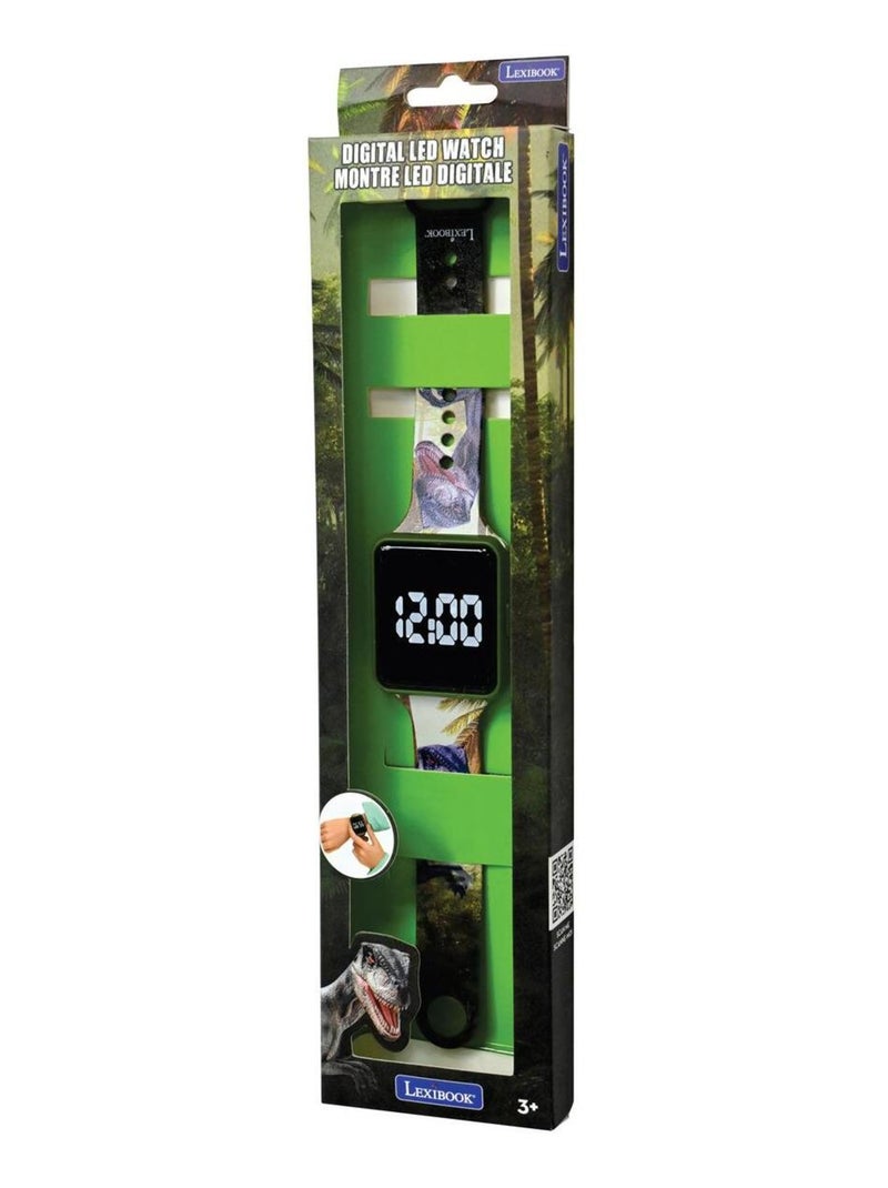 Dinosaurs led digitaal horloge Groen - Kiabi