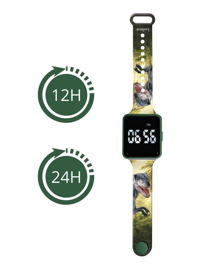 Dinosaurs led digitaal horloge Groen - Kiabi