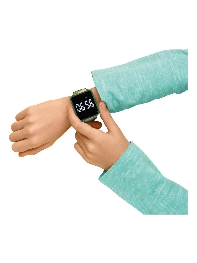 Dinosaurs led digitaal horloge Groen - Kiabi