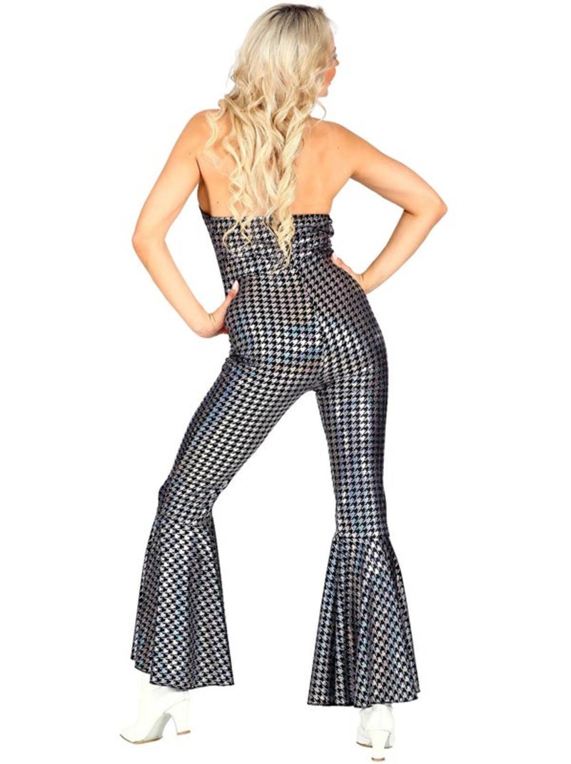 Disco-kostuum uit de jaren 70: geruite jumpsuit Multicolor - Kiabi