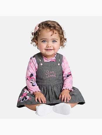 Disney - 2-delige baby meisje set jurk en lange mouwen T-shirt met personage