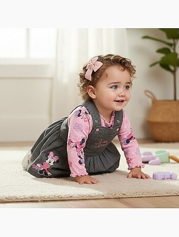 Disney - 2-delige baby meisje set jurk en lange mouwen T-shirt met personage