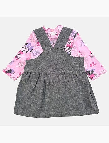 Disney - 2-delige baby meisje set jurk en lange mouwen T-shirt met personage