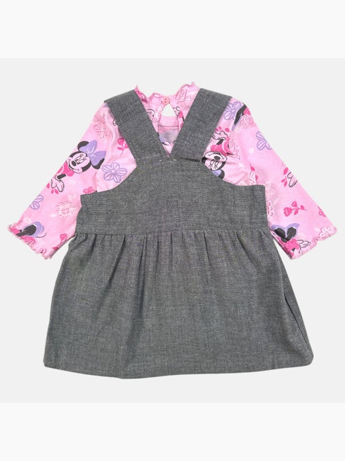 Disney - 2-delige baby meisje set jurk en lange mouwen T-shirt met personage - Kiabi