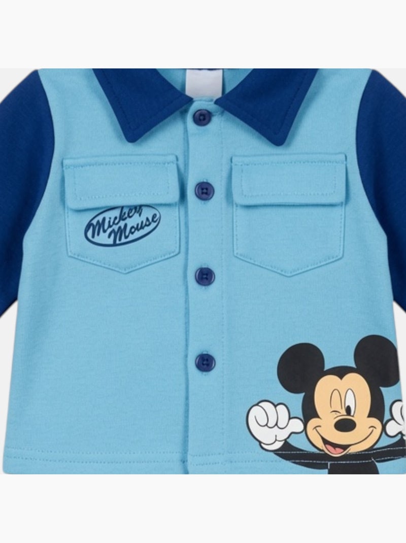 Disney - Baby jongensset Mickey Mouse Marineblauw - Kiabi