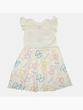 Disney - Baby meisje jurk ecru met ruches personage