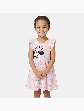 Disney - Baby meisje jurk roze met ruches personage