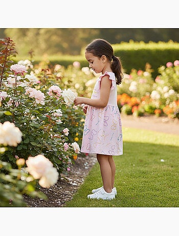 Disney - Baby meisje jurk roze met ruches personage