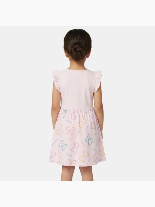 Disney - Baby meisje jurk roze met ruches personage - Kiabi Disney - Baby meisje jurk roze met ruches personage - Kiabi
