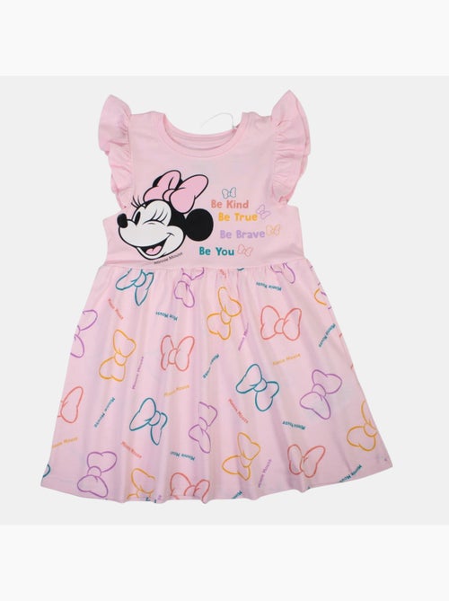 Disney - Baby meisje jurk roze met ruches personage - Kiabi Disney - Baby meisje jurk roze met ruches personage - Kiabi