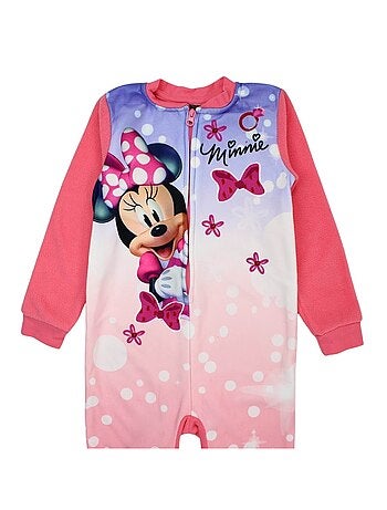 Disney - Baby meisje overall roze en paars met rits personage
