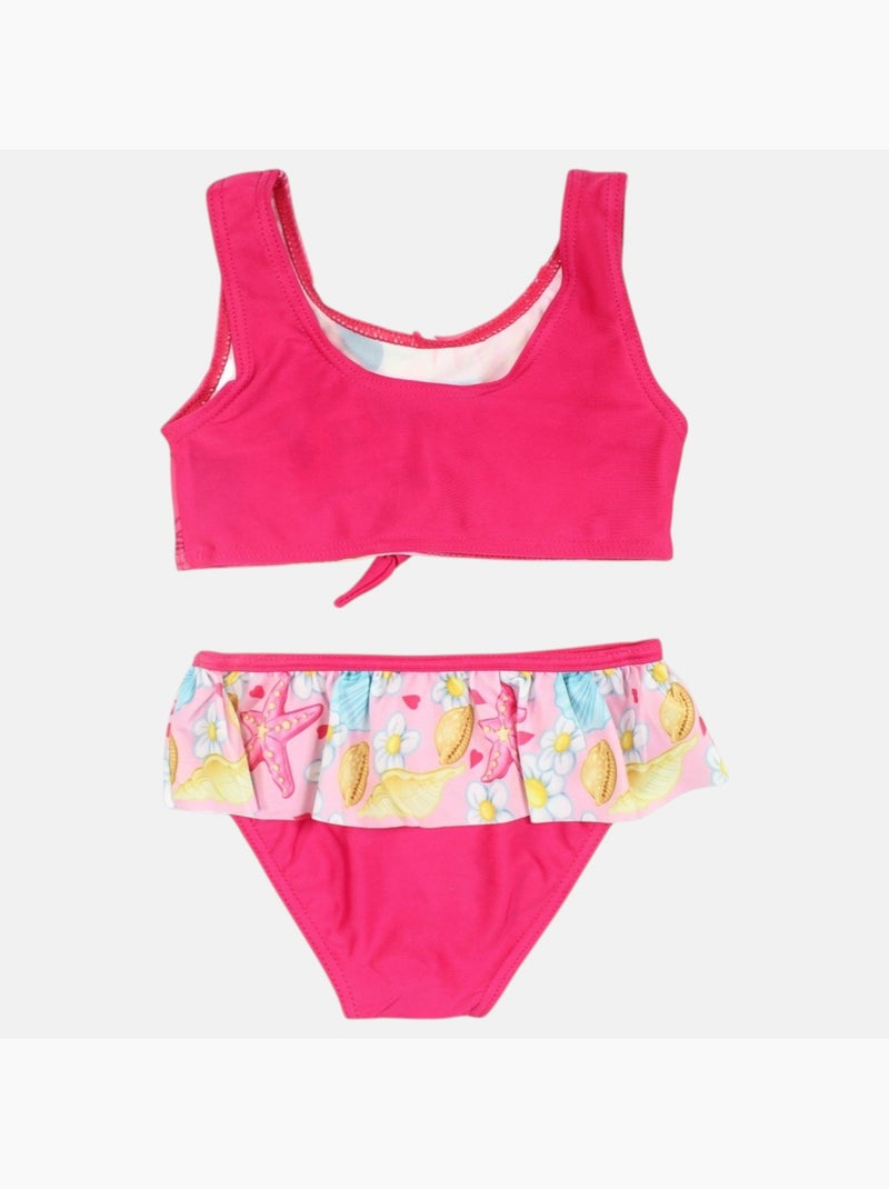 Disney - Badkleding kind bedrukt Fuchsia roze - Kiabi
