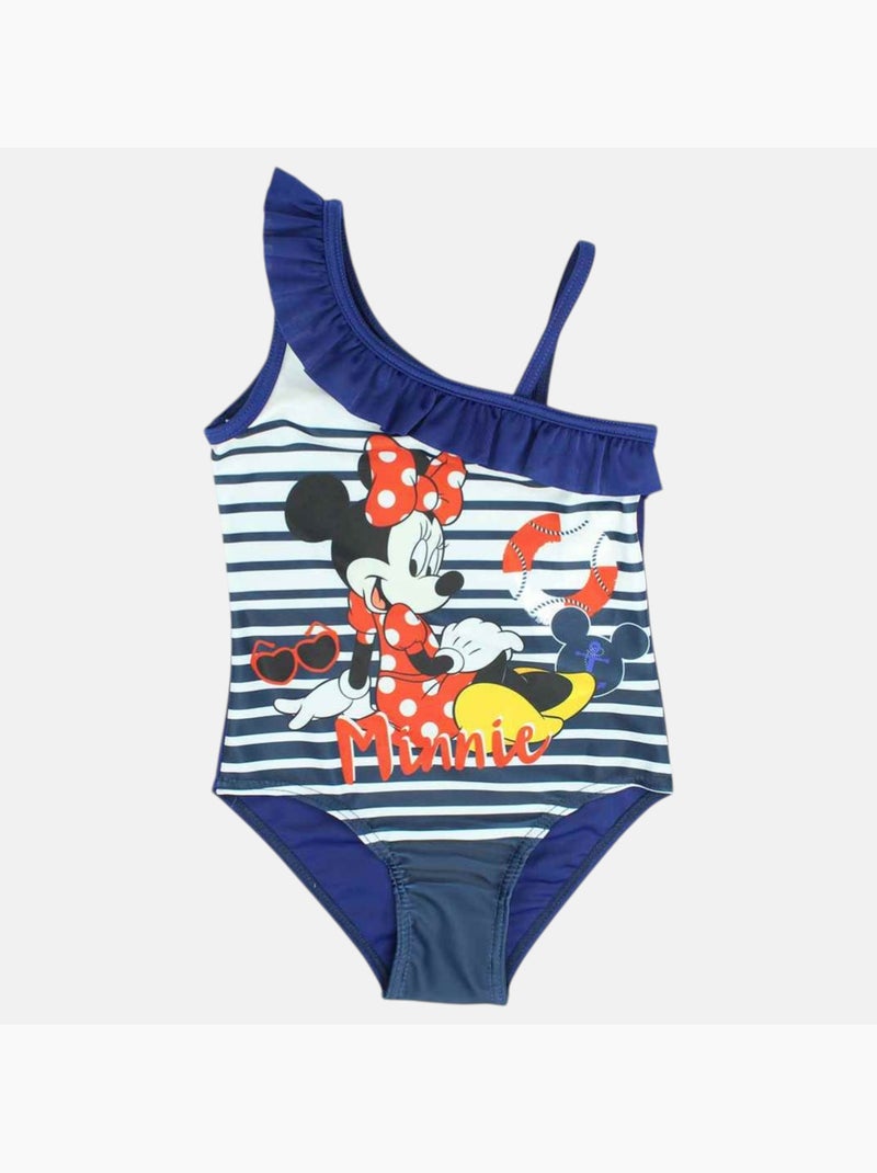 Disney - Badpak meisje eendelig bedrukt Blauw - Kiabi