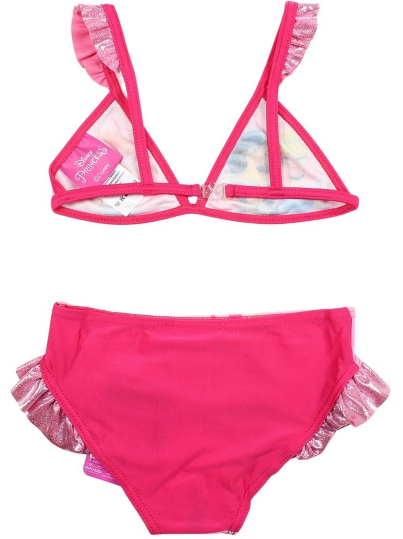 Disney - Badpak meisje eendelig bedrukt Fuchsia roze - Kiabi