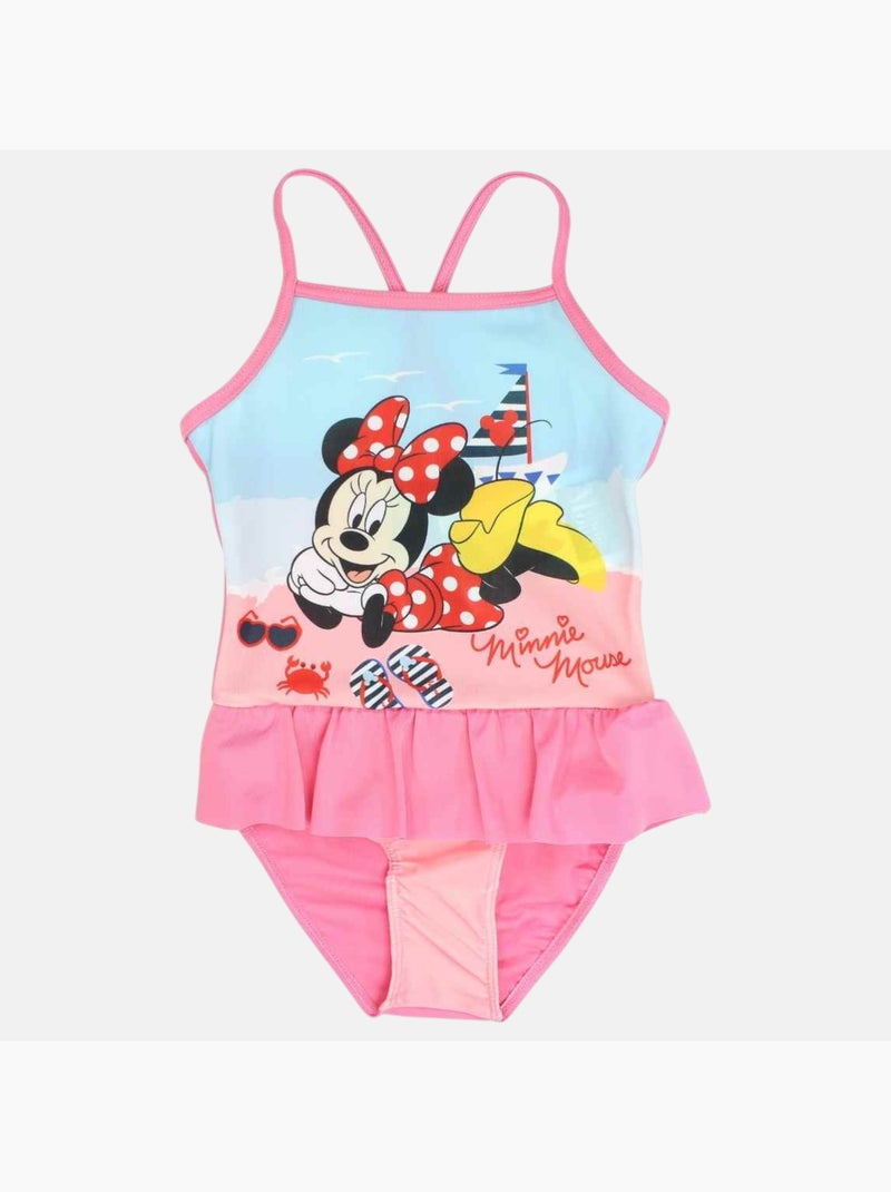 Disney - Badpak meisje eendelig bedrukt Roze - Kiabi
