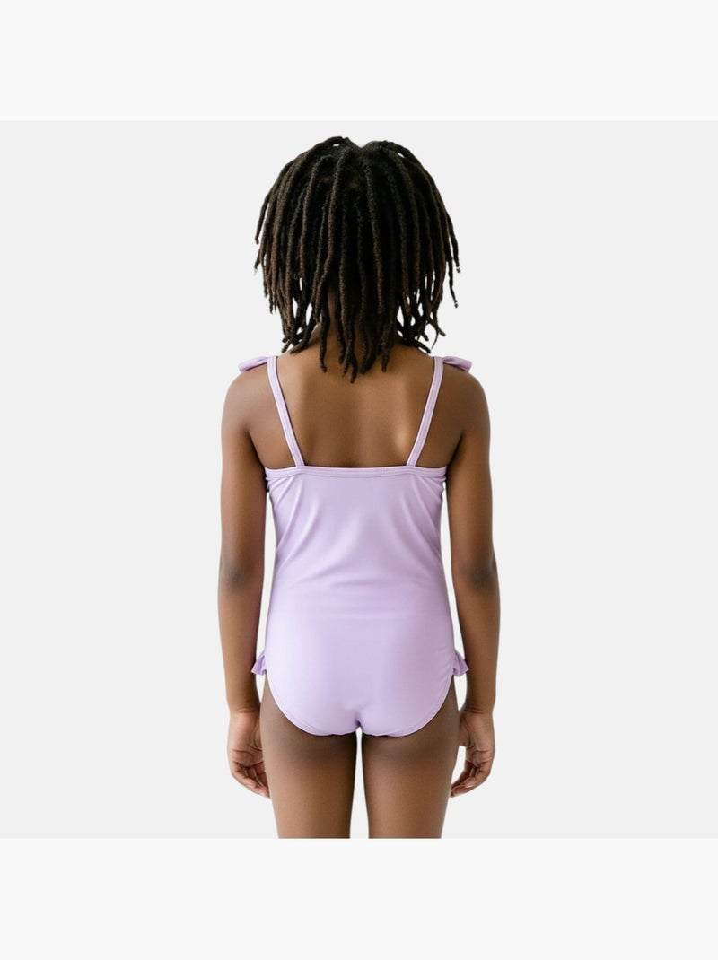 Disney - Badpak met asymmetrische bandjes meisje Mauve - Kiabi