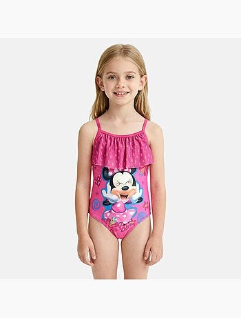 Disney - Badpak met ruches en print meisje