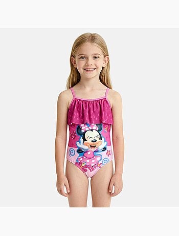 Disney - Badpak met ruches en print meisje