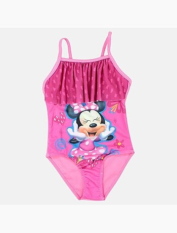 Disney - Badpak met ruches en print meisje