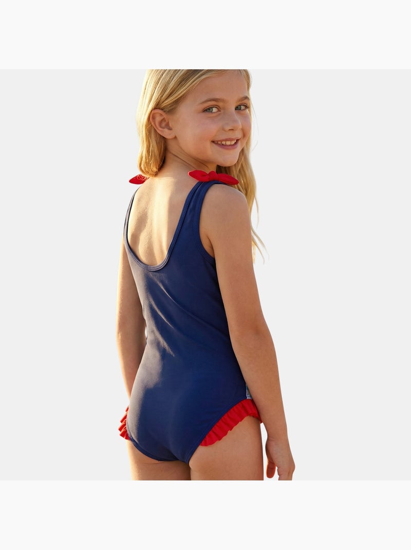 Disney - Badpak Minnie meisje Marineblauw - Kiabi