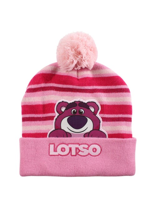 Disney - Bonnet fille avec pompon à motif - Kiabi