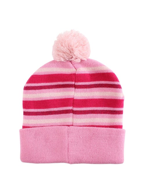 Disney - Bonnet fille avec pompon à motif - Kiabi