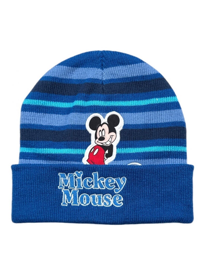 Disney - Bonnet garçon à motif Bleu marine - Kiabi