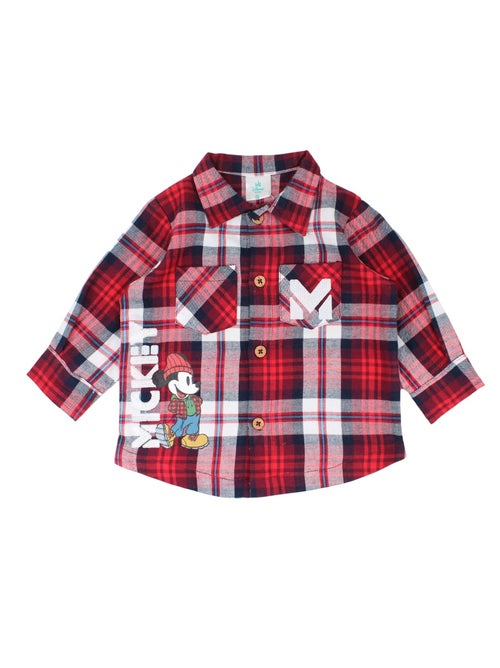 Disney - Chemise ? carreaux et pantalon - Kiabi