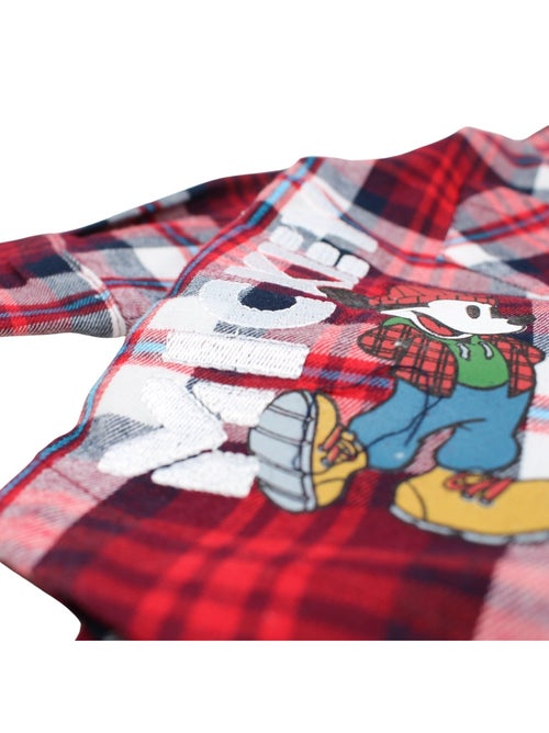 Disney - Chemise ? carreaux et pantalon - Kiabi