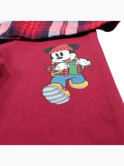 Disney - Chemise ? carreaux et pantalon - Kiabi
