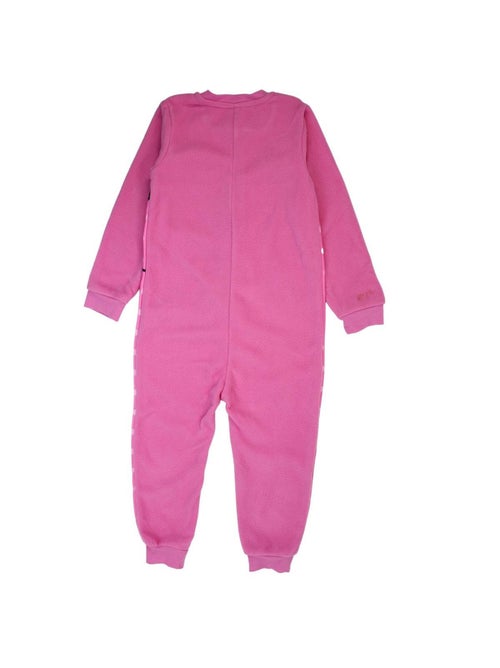 Disney - Combinaison bébé fille rose zippée à pois motif personnage - Kiabi