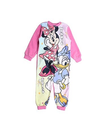 Disney - Combinaison bébé fille zippée multicolore motif personnage