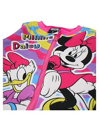 Disney - Combinaison bébé fille zippée multicolore motif personnage