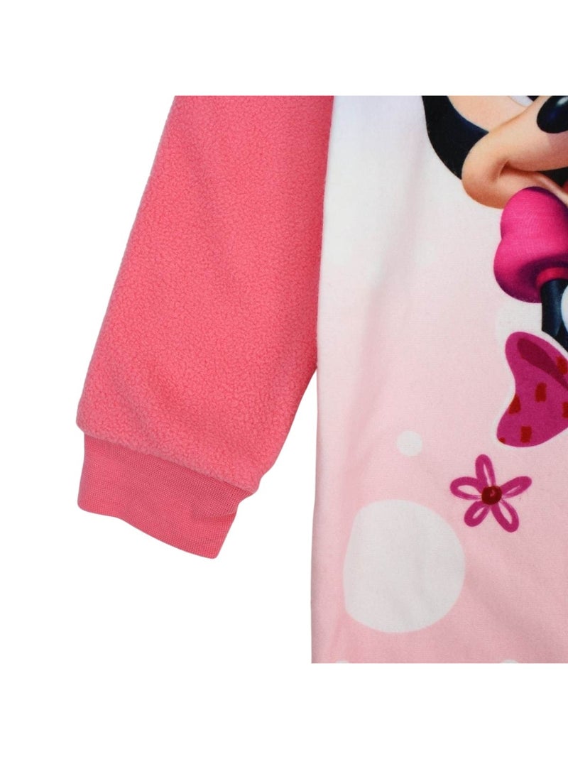 Disney - Combinaison bébé fille zippée rose et violet motif personnage Rose - Kiabi