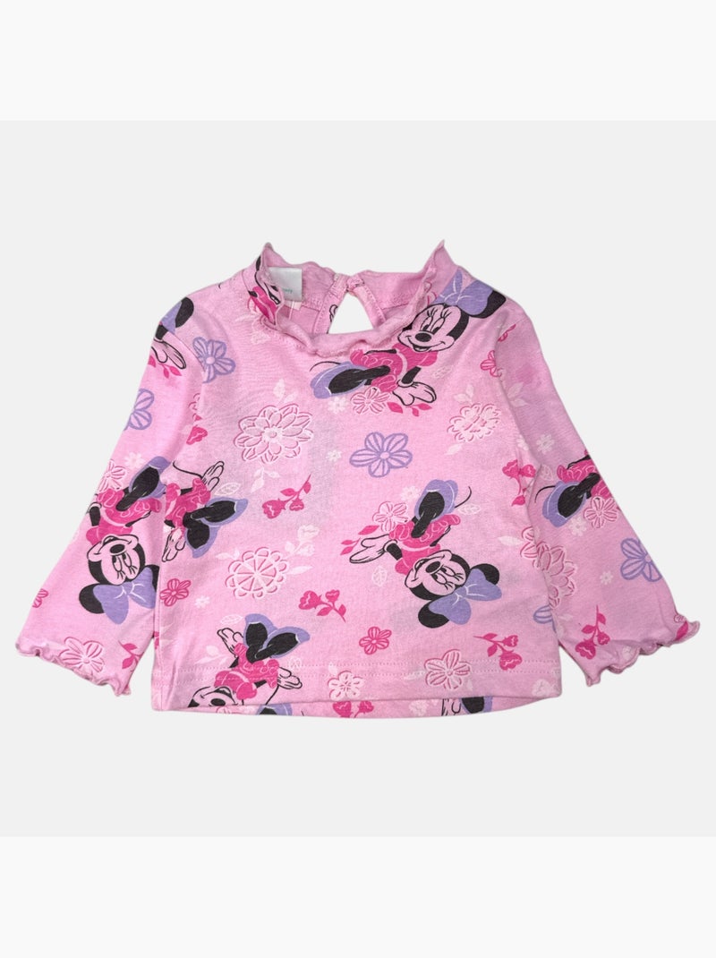 Disney - Ensemble b?b? fille 2 pi?ces robe et t-shirt manches longues imprim? personnage Noir - Kiabi